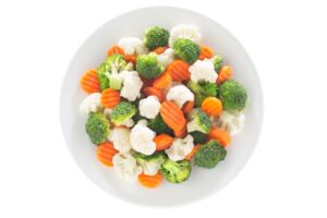 Mezcla brócoli, coliflor y zanahoria
