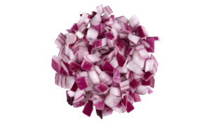 Chopped red onion
